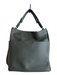 All Saints Green Leather Silver Hardware Inside & Outside Pockets Bag Green / L