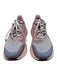 Hoka Shoe Size 36 Pink & blue Synthetic Knit Lace Up Abstract Print Sneakers Pink & blue / 36