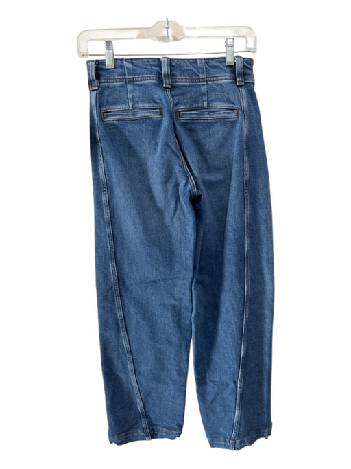 Madewell Size 23 Medium Wash Cotton Zip & Hook Closure Mid Rise Front Seam Jeans Medium Wash / 23