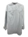 Partow Size M White & Black Cotton Long Sleeve Button Down Cutout detail Top White & Black / M