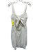 Abbey Glass Size S White Polyester Blend Textured Ribbon Straps Rectangle Dress White / S