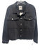 Zara Size S Charcoal Black Cotton Denim Raw Hem Button Front Jacket Charcoal Black / S