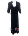 Figue Size L Black, Purple & Orange Cotton Removable Straps Off Shoulder Dress Black, Purple & Orange / L