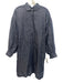 Ann Mashburn Size L Dark Wash Linen Chambray Long Balloon Sleeve Pocketed Dress Dark Wash / L
