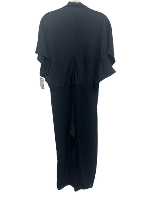 Zero + Maria Cornejo Size 8 Midnight blue Viscose Blend Zip Front Jumpsuit Midnight blue / 8