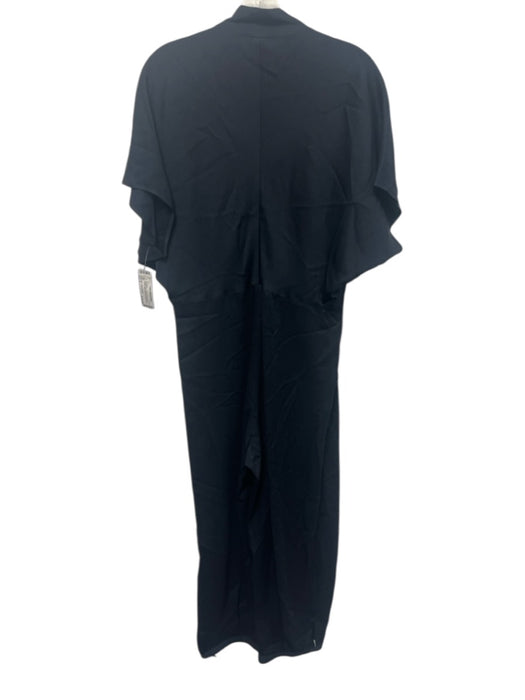 Zero + Maria Cornejo Size 8 Midnight blue Viscose Blend Zip Front Jumpsuit Midnight blue / 8