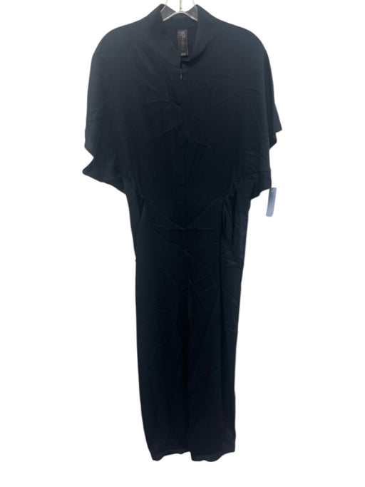 Zero + Maria Cornejo Size 8 Midnight blue Viscose Blend Zip Front Jumpsuit Midnight blue / 8