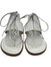 Michael Michael Kors Shoe Size 10 White Leather Upper Gold Tone Details Sandals White / 10