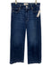 Paige Size 28 Dark Wash Cotton Blend Denim High Rise Button & Zip Fly Jeans Dark Wash / 28