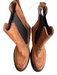 A.S. 98 Shoe Size 36 Light Brown Leather Above Ankle Stretch Panels Wedge Boots Light Brown / 36