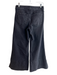 KUT Size 0 Black Cotton Blend High Waist 5 Pocket Zip Fly Wide Leg Jeans Black / 0