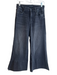KUT Size 0 Black Cotton Blend High Waist 5 Pocket Zip Fly Wide Leg Jeans Black / 0