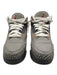 Nike Shoe Size 8.5 Gray, White & Red Leather Pattern Block lace up Sneakers Gray, White & Red / 8.5