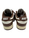Nike Shoe Size 5.5 Brown & Cream Leather Perforated Round Toe Lace Up Sneakers Brown & Cream / 5.5