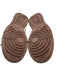 Nike Shoe Size 5.5 Brown & Cream Leather Perforated Round Toe Lace Up Sneakers Brown & Cream / 5.5