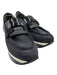 Soft Waves Shoe Size 38.5 Navy, Blue & White Suede & Patent Leather Sneakers Navy, Blue & White / 38.5