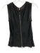 D&G Size 36 Gray & Black Viscose & Polyamide Ruched Front Sleeveless boning Top Gray & Black / 36