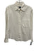 Linda Allard Ellen Tracy Size 6 White Cotton Long Sleeve Button Up Collar Top White / 6