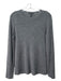 Eileen Fisher Size M Dark Gray Merino Wool Long Sleeve Knit Crew Neck Sweater Dark Gray / M