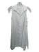Foxcroft Size 4 White Cotton Blend Sleeveless Button Down Collar A line Dress White / 4