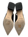 Theory Shoe Size 39 Black Leather Pointed Toe Slingback Block Heel Pumps Black / 39