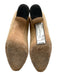 Chanel Shoe Size 38.5 Tan & black Suede Colorblock Block Heel CC Logo Pumps Tan & black / 38.5