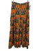 Veronica Beard Jeans Size Est S Orange, Green & Blue Linen & Cotton Maxi Skirt Orange, Green & Blue / Est S