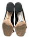 Gucci Shoe Size 40.5 Black Suede leather Round Toe Fringe Interlocking GG Pumps Black / 40.5