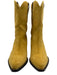Isabel Marant Shoe Size 41 Yellow Suede leather Pointed Toe Pull Tab Boots Yellow / 41