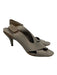 Pedro Garcia Shoe Size 41 Gray Suede leather Criss Cross Velcro Sandals Gray / 41