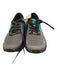Brooks Shoe Size 6 Dark Gray & Teal Nylon Blend Almond Toe Lace Up Sneakers Dark Gray & Teal / 6