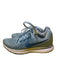 Nike Shoe Size 6 Blue Fabric Lace Up Logo Perforated Runner Shoes Blue / 6