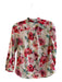 Madewell Size XS Beige & Pink Cotton Collared Button Up Long Sleeve Top Beige & Pink / XS