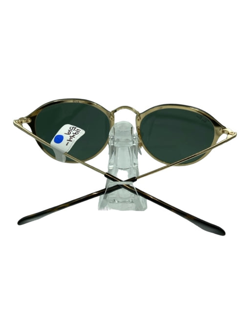 Ray Ban Black & Gold Metal Circle tinted lens Sunglasses Black & Gold