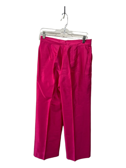 Max Mara Studio Size 8 Hot pink Silk Straight Leg High Rise Trouser Pants Hot pink / 8