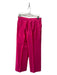 Max Mara Studio Size 8 Hot pink Silk Straight Leg High Rise Trouser Pants Hot pink / 8