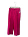 Max Mara Studio Size 8 Hot pink Silk Straight Leg High Rise Trouser Pants Hot pink / 8