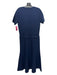 Iris & Ink Size L Navy Blue Wool Short Sleeve Floor Length Scoop Neck Dress Navy Blue / L