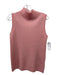 Philosophy Size M Pink Cashmere Ribbed Mock Neck Sleeveless Top Pink / M