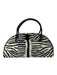 Prada Black & White Cowhide Zebra Stripe Rolled Handle Shoulder Bag Bag Black & White / S