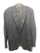 Canali Green Wool Blend Plaid 2 Button Men's Blazer 56