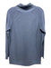 Sofia Cashmere Size M Blue Cashmere Knit Turtle Neck Ribbed High Low Hem Sweater Blue / M