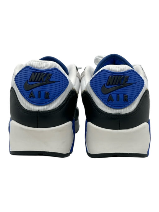 Nike Shoe Size 10.5 White, Black & Blue Print Synthetic Men's Shoes White, Black & Blue Print / 10.5