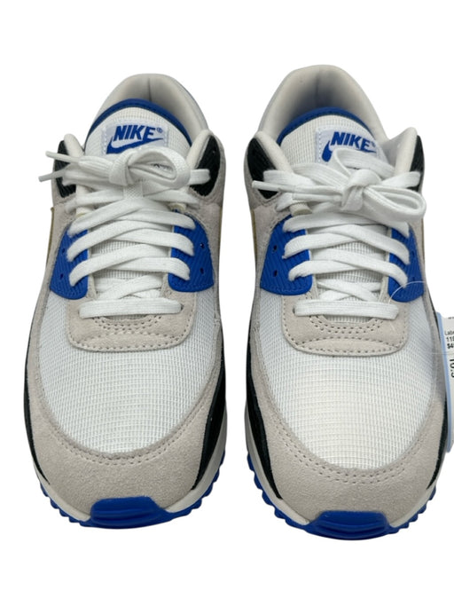 Nike Shoe Size 10.5 White, Black & Blue Print Synthetic Men's Shoes White, Black & Blue Print / 10.5