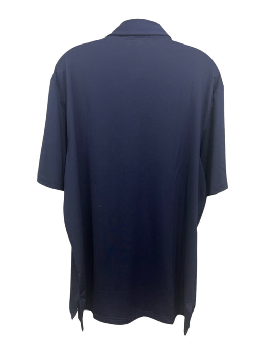 RLX NWT Size L Navy Synthetic Solid Polo Men's Short Sleeve Navy / L