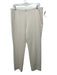 The Row Size 10 Cream Wool Elastic Waist Straight Leg Pants Cream / 10