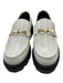 Bruno Magli Shoe Size 39 White & Black Patent Leather Gold hardware Loafers White & Black / 39