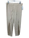Toteme Size M Cream Beige Missing Fabric Tag Satin Open side Back Zip Pants Cream Beige / M