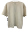 Iris & Ink Size M Ecru Cream Wool Knit Short Sleeve Elastic Waist Midi Skirt Set Ecru Cream / M