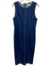 Avec Les Filles Size 8 Medium dark wash No Fabric Tag Denim Sleeveless Dress Medium dark wash / 8